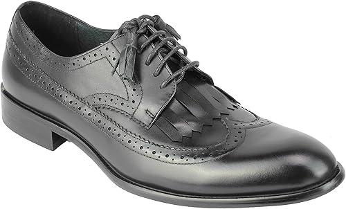 real leather oxfords