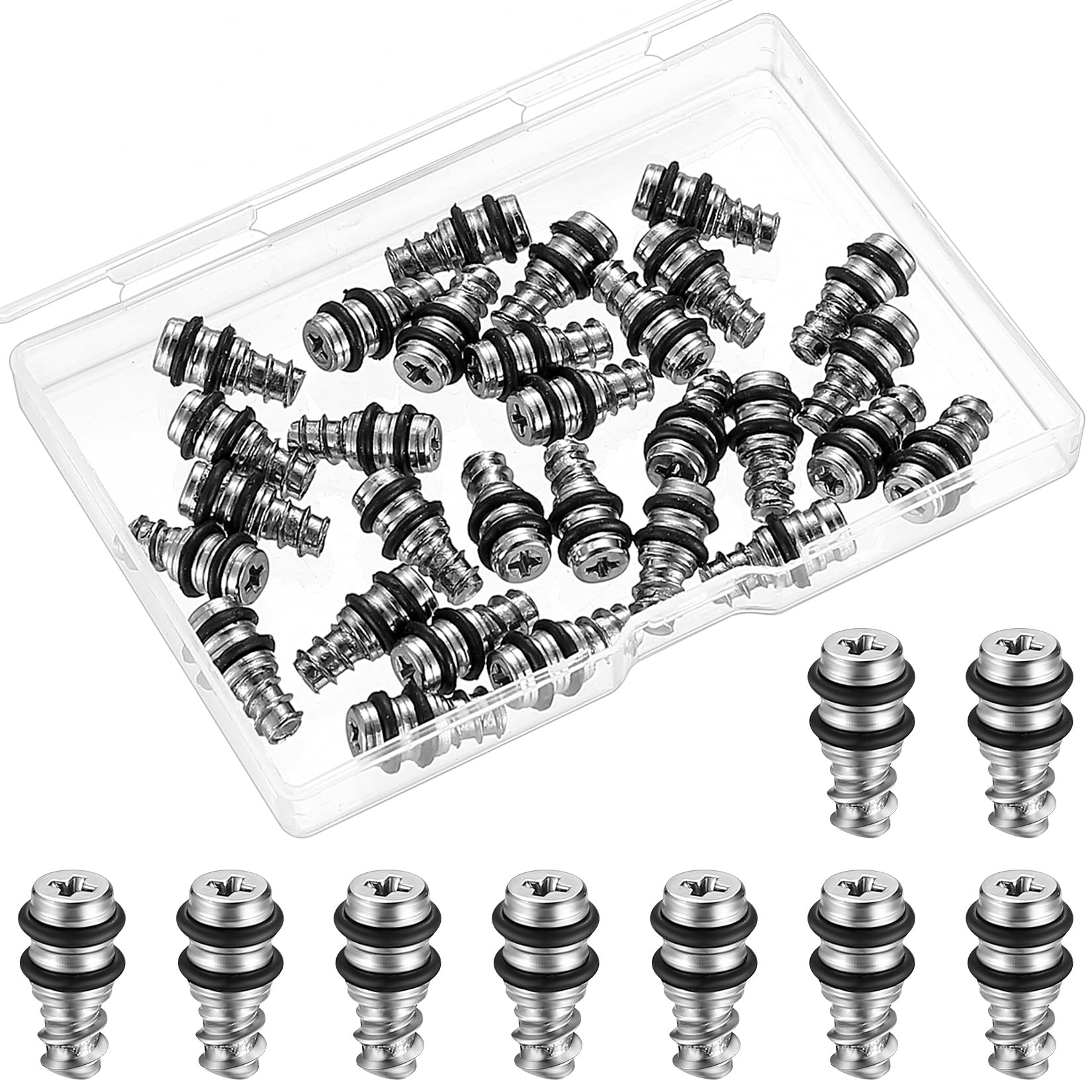 40-Pack 6x18mm Metal Shelf Support Pegs – Universal Furniture Pins for Cabinets, Wardrobes, Bookcases & Glass Shelves