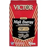 VICTOR Super Premium Dog Food – High Energy Dry Dog Food for Active Dogs – Gluten Free Canine Kibble with Beef and Chicken Meal Proteins for Sporting Dogs – All Breeds and All Life Stages, 5 lb
