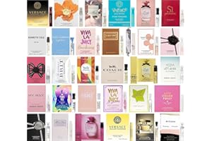 PURESCENTS Women's Designer Fragrance Sampler Set - Luxury High End Perfume Vial Sample Most Popular (5 Assorted Samples)