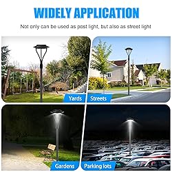 ADUB 10 Pack 80W LED Post Top Light, 11200LM LED