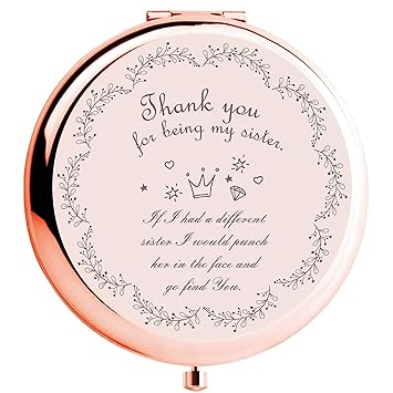 Amazon Com Muming Sister Gifts From Sister Brother Sisters Birthday Gift Ideas For Girls Great Gifts For Mothers Day Christmas Present For Her Rose Gold Beauty