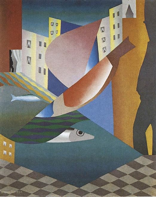Amazon Com Leopold Survage Surreal Composition With Fish And Figures 1917 Musee Du Petit Palais 30 X 24 Fine Art Giclee Canvas Print Unframed Reproduction Posters Prints Amazon Com Leopold Survage Surreal Composition With Fish And Figures 1917 Musee Du Petit Palais 30 X 24 Fine Art Giclee Canvas Print Unframed Reproduction Posters Prints
