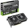 ASUS Dual GeForce RTX™ 4070 EVO OC Edition 12GB GDDR6X is Designed for Broad Compatibility, with a 2.5-Slot Design, Axial-tech Fan Design, 0dB Technology, Auto-Extreme Technology, and More