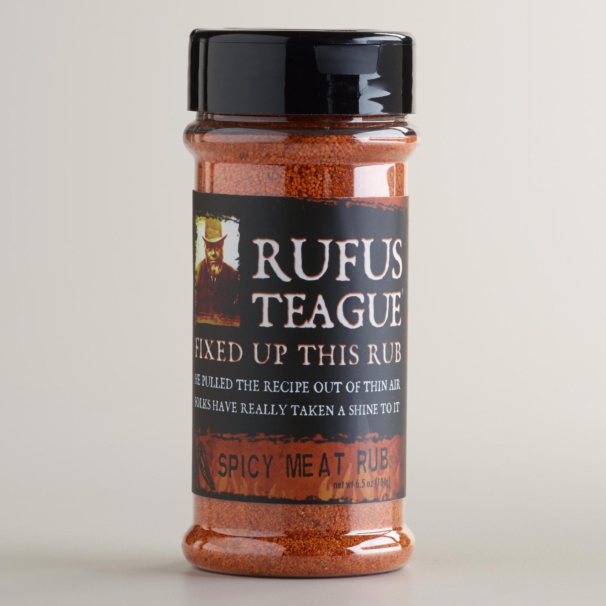 Rufus Teague Spicy Meat Rub, Set of 2 (6.5 oz)
