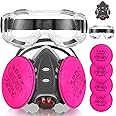 SFBOSF Respirator Mask, Reusable Face Respirators with Filters, Gas Masks Against Chemicals/Organic Vapor/Formaldehyde