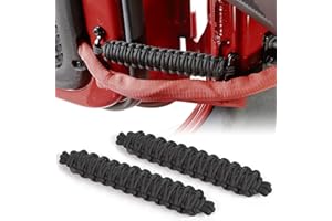 RT-TCZ Door Limiting Straps 550 Pound Strength Swing Limiter Compatible with 1996-2024 Jeep Wrangler CJ YJ TJ JK JKU JL,2 Pack (Black)