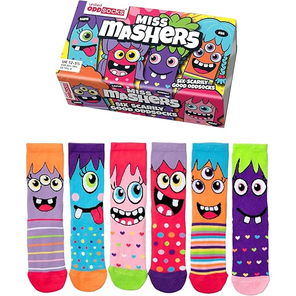 On Your Bike 6-Pack Oddsocks For Men - US 7-12 Cycling Socks 80% Cotton Blend