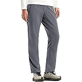 Pioneer Camp Men's Polar Fleece Pants Lightweight Comfy Lounge Joggers Thermal Winter Track Sweatpants with Zipper Pockets