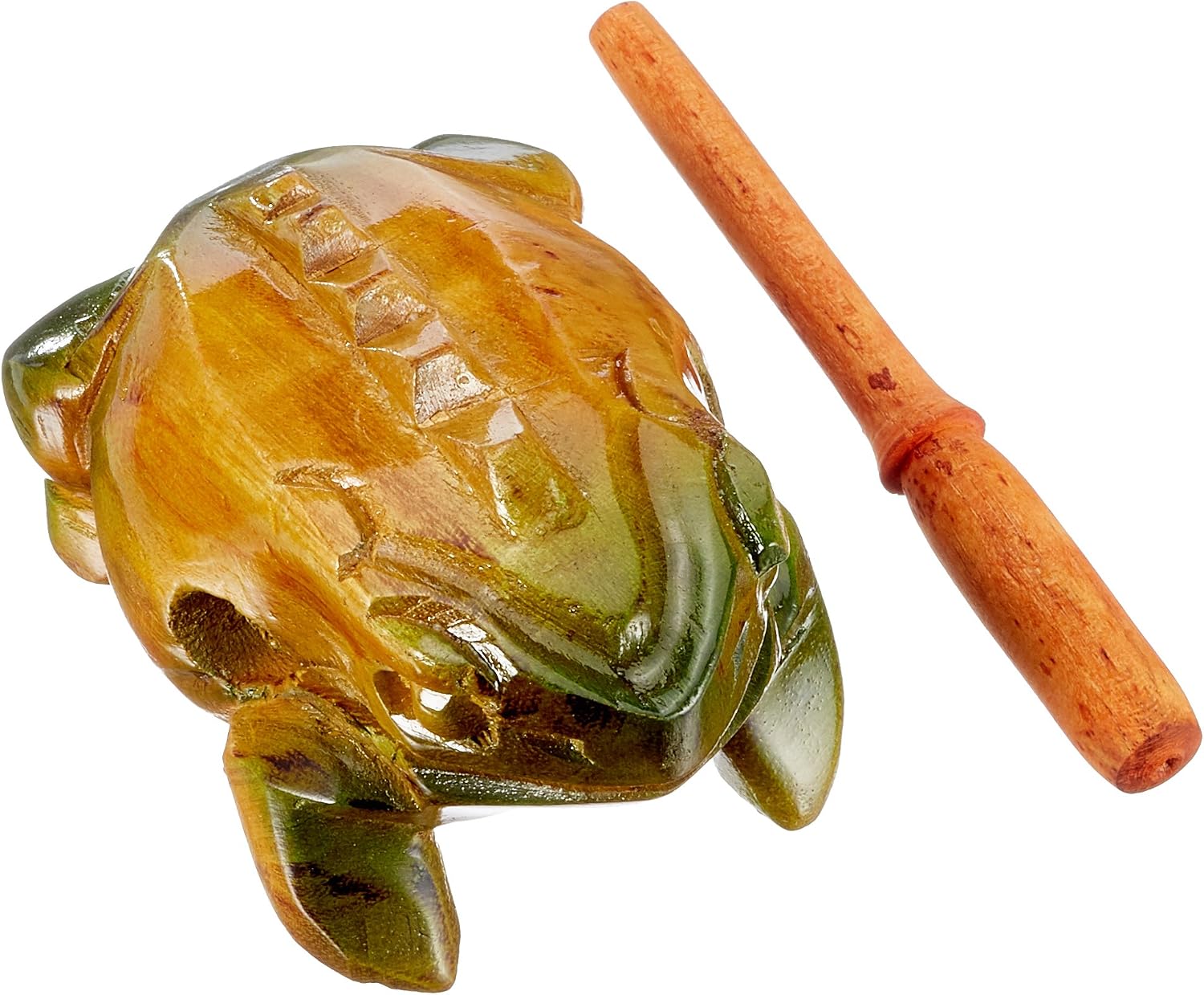 Percussion Plus PP623 Wooden Frog Scraper 8"x 5", Color