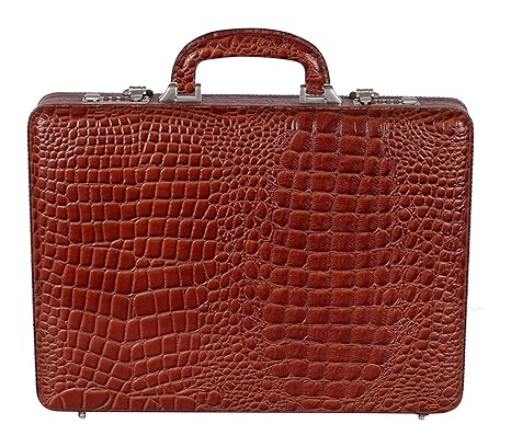 Zordan Leather Briefcase Bag Cum Office File Bag for Men Expandable Made in Pure Leather