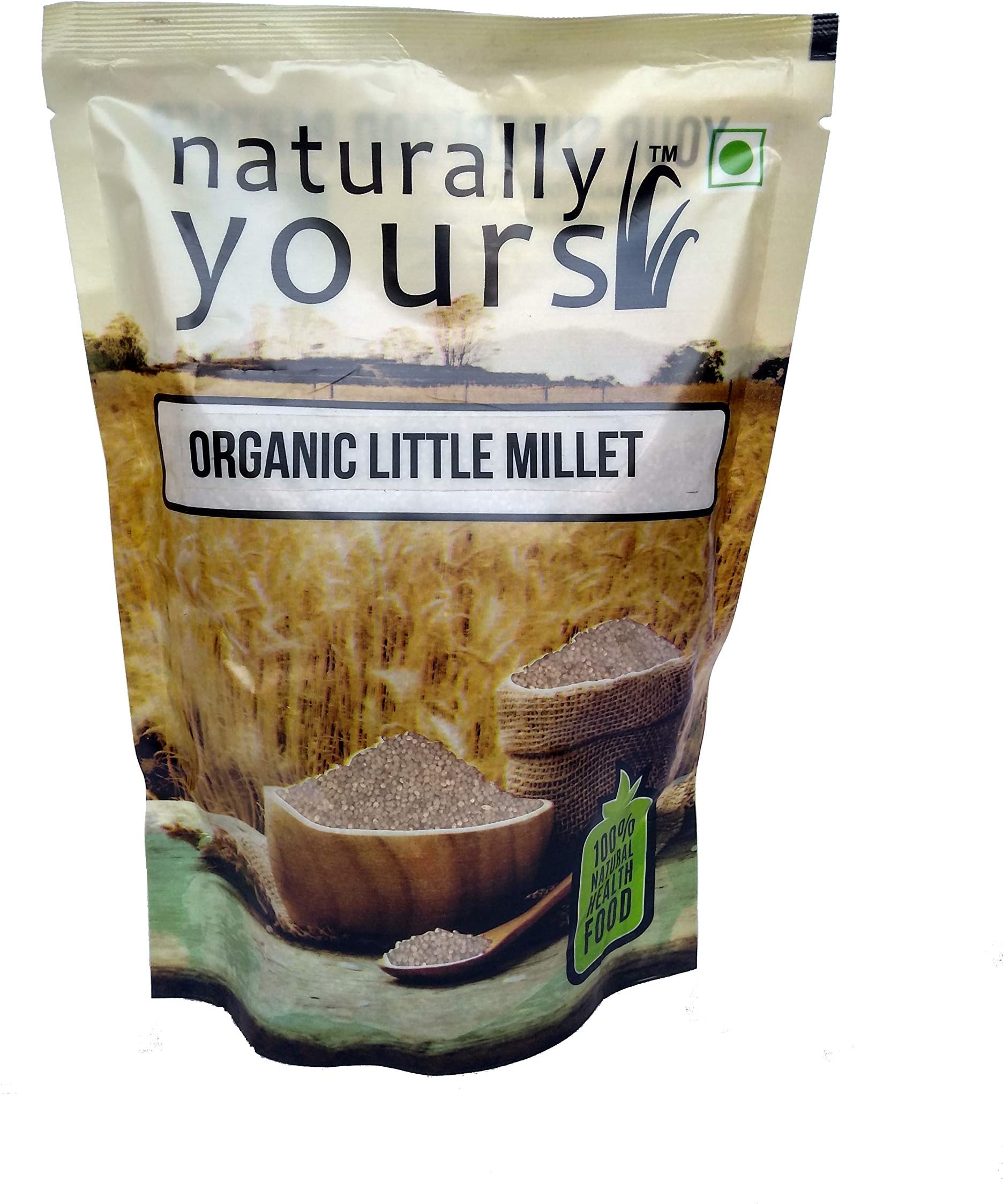 Naturally Yours (Mumbai) Organic Little Millet, Gluten Free, USDA Certified Organic, Nutritious, Tasty and Healthy Indian Food - 500 Grams Each