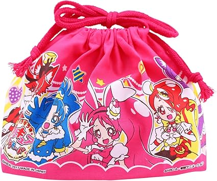 Amazon キラキラ プリキュアアラモード ランチ巾着袋 お弁当袋 巾着弁当袋 小森樹脂 Komorijushi ランチバッグ ランチ巾着 ランチベルト 通販