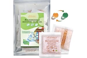 ADSORBCO REDEFINING DESICCANT ADSorbco 20 Gram (15 Pack) Silica Gel Packets – Desiccant Packs for Storage, Reusable Moisture Absorbers with Color Change, Orange to Green, for Food, Electronics, Jewelry, Safes