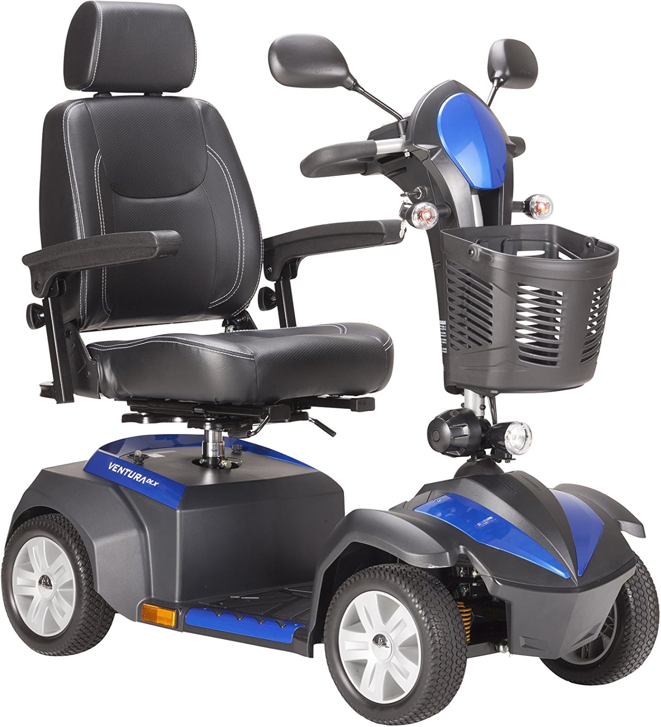 Drive Medical Ventura Power Mobility Scooter, 4 Wheel, 18" Captains Seat: Health & Personal Care