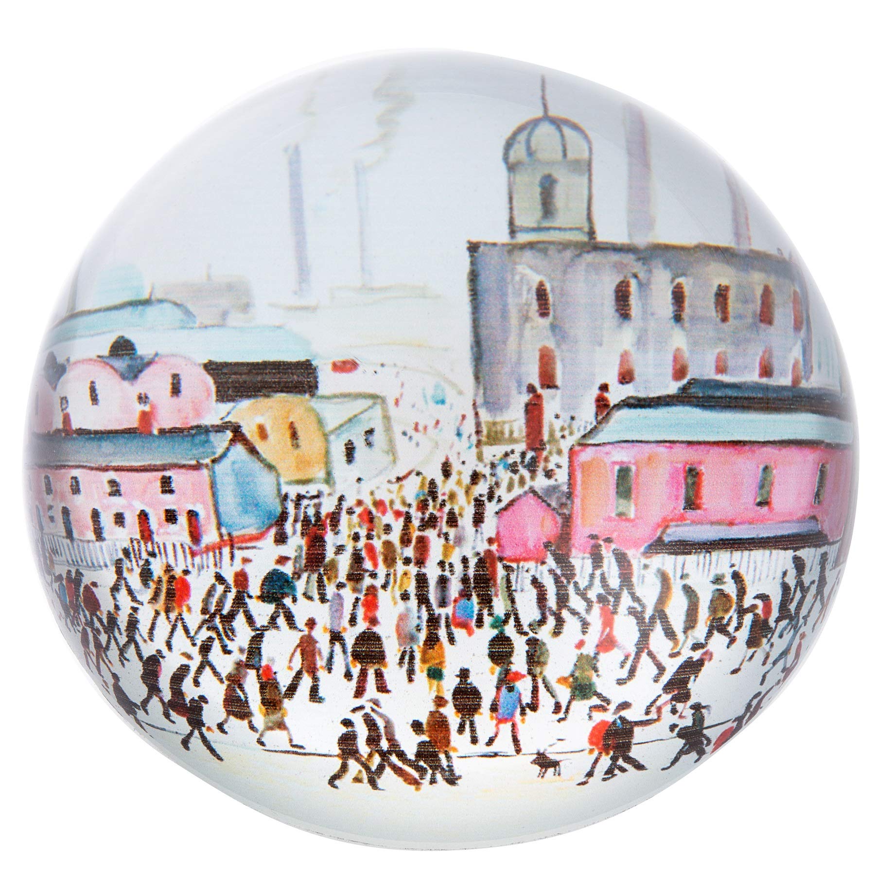 John Beswick PLOW3 Lowry Going to Work Paperweight