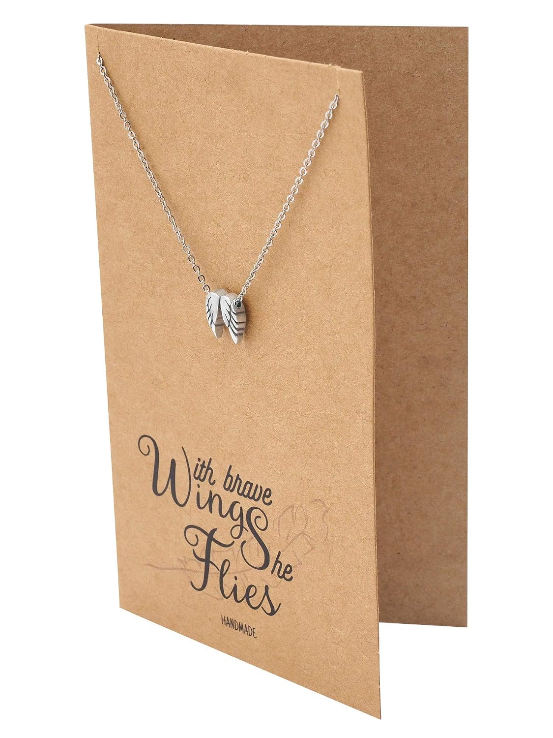 Necklaces Guardian Angel Wing Charm 