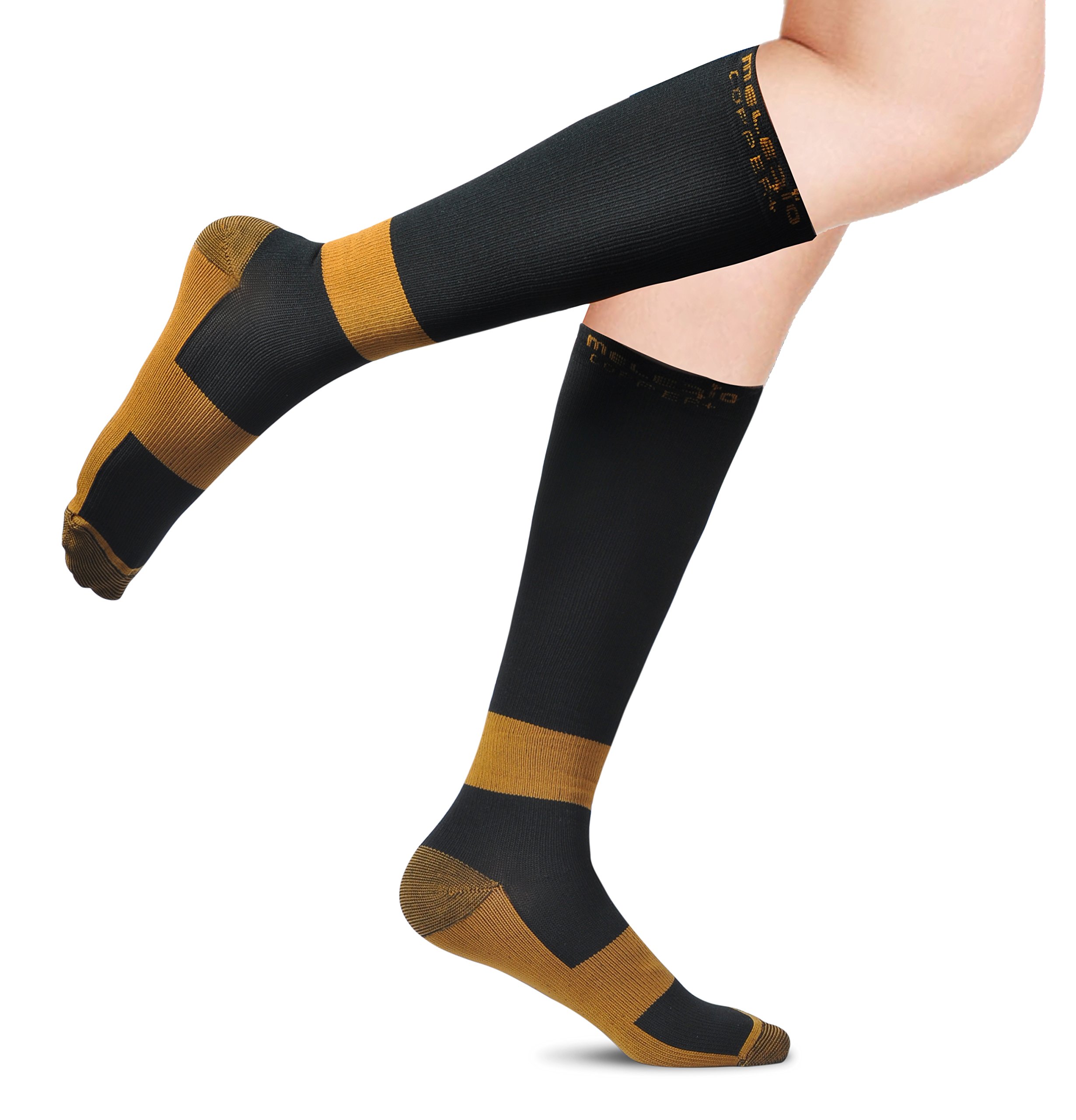 Amazon.com: Miracle Copper Anti-Fatigue Compression Socks (Small/Medium ...