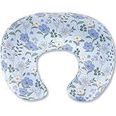 CHANGX3KB Nursing Pillow, Breastfeeding Pillow with Removable Cotton Cover, Baby Feeding Pillow for Mom Easier Breast Feeding and Bottle Feeding(Flower)