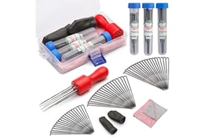 IMZAY 63PCS Needle Felting Kit, Needle Felting Tools,Wool Needle Felting Supplies with Needles Felting Needles, Wooden Handle, Felting Tools, Perfect for DIY Felting Wool Projects
