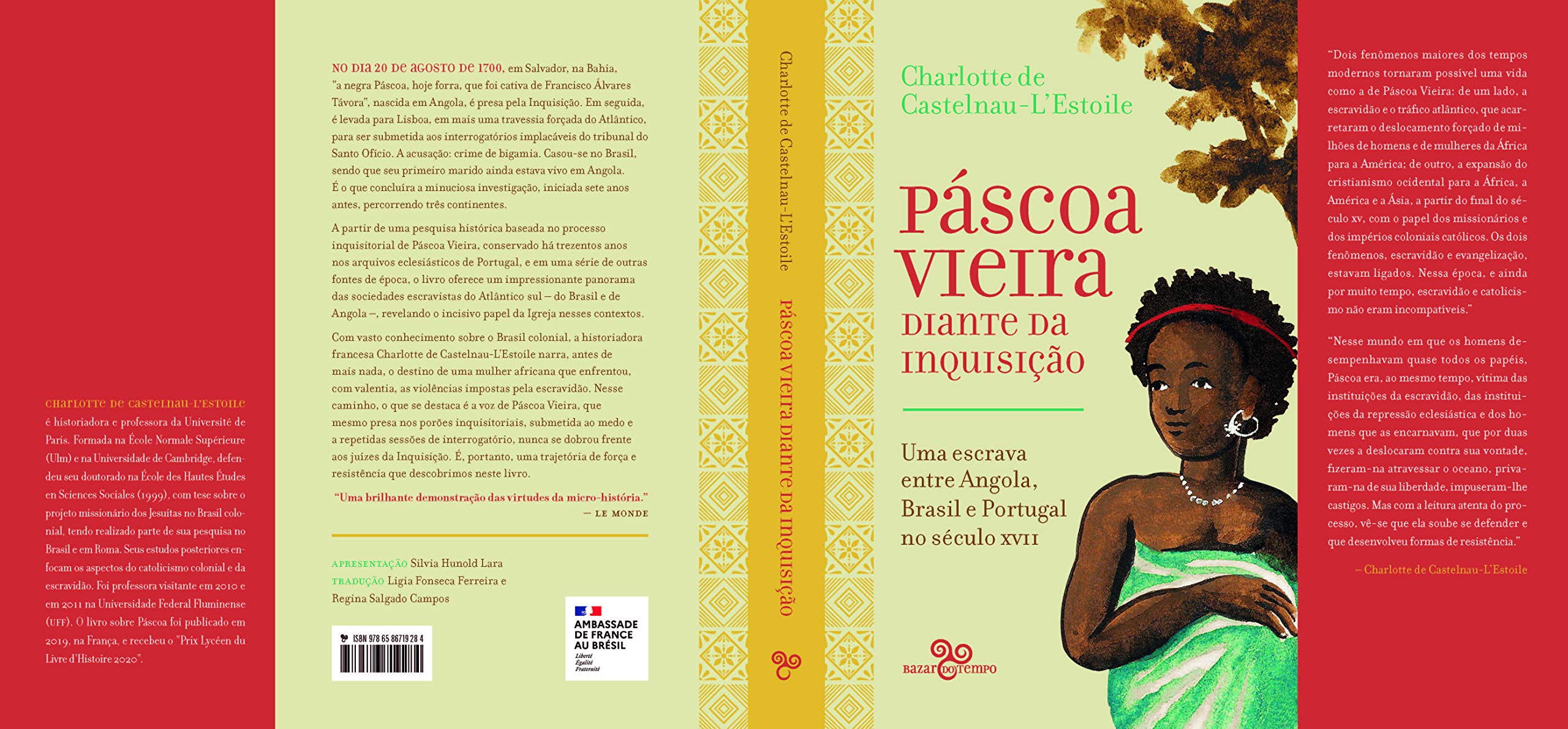 Livro 'Páscoa Vieira diante da Inquisição' por Charlotte de Castelnau-L'Estoile