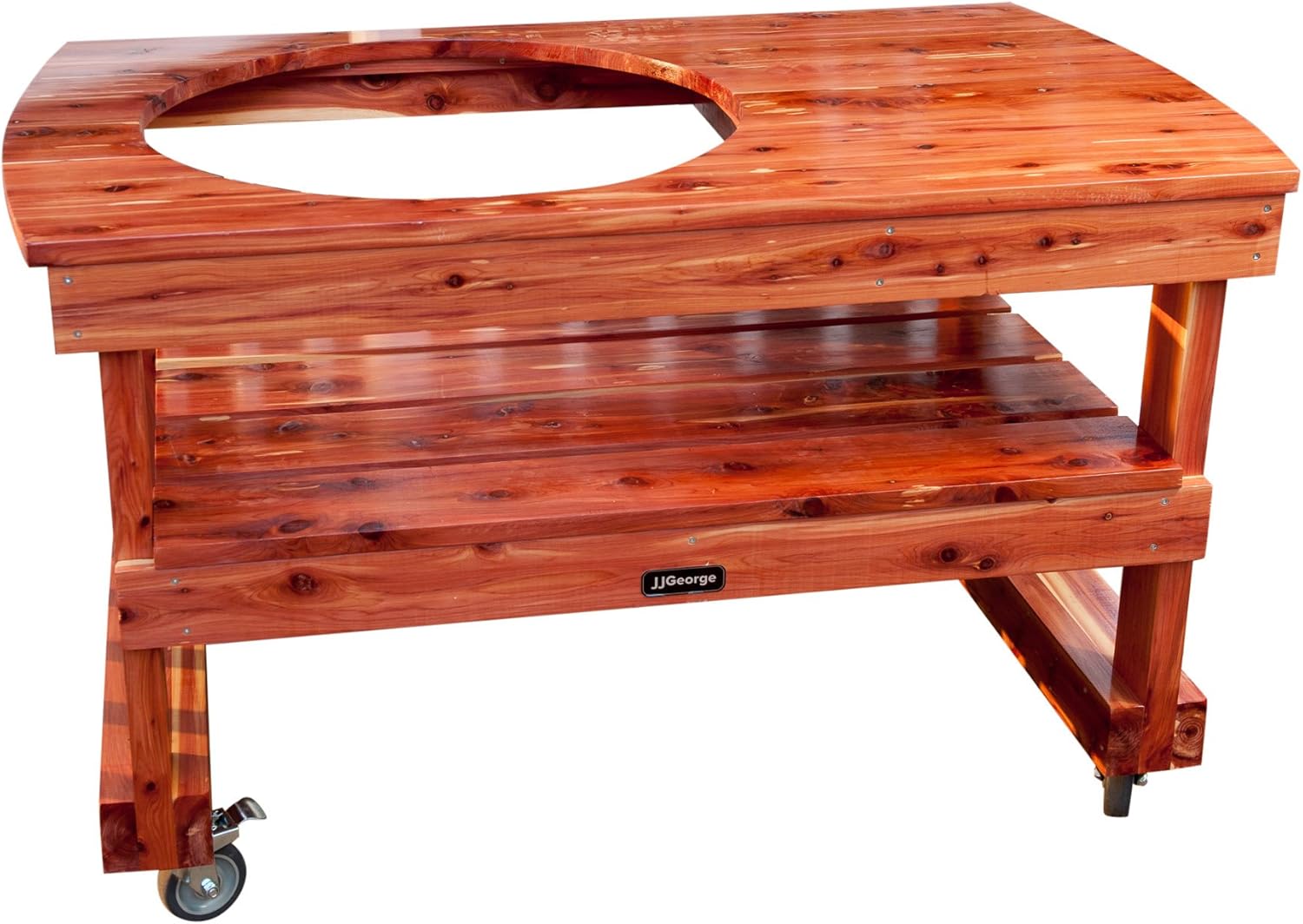 Amazon Com Jjgeorge Table For Extra Large Big Green Egg W Free Cover Garden Outdoor