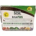 WONDER SOIL | Organic Coco Coir Brick | The Only Ready to Plant Compressed Coco Coir Fully Loaded with Nutrients | 3 Bricks Expands to 7.5 Gallons | Incl Worm Castings & Nutrients | 3 Pack