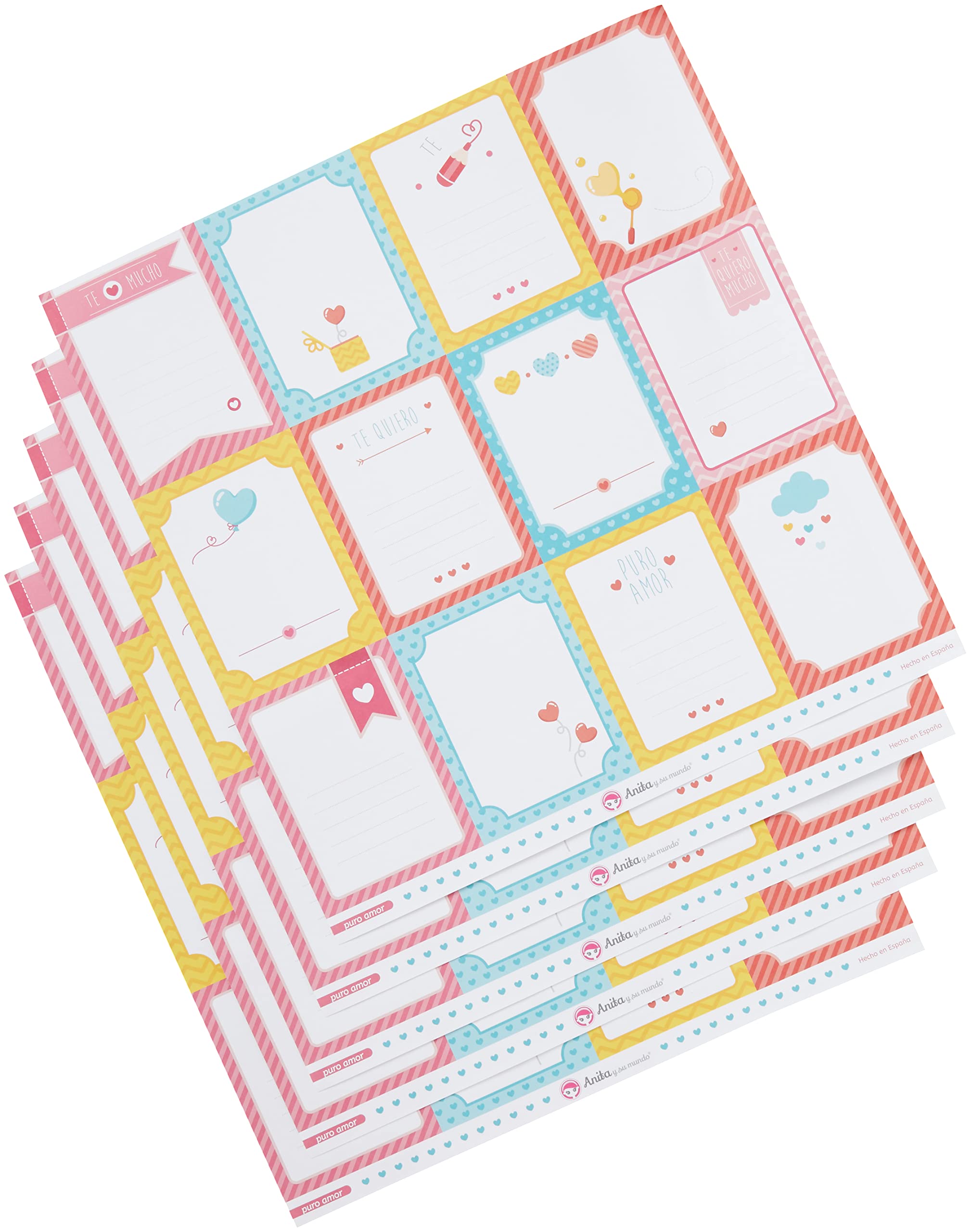 Anita and Su Mundo Pure Love Collection Scrapbooking Papers, Paper, Cards, 12" x 12"