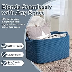 Goodpick Large Blanket Basket, Storage Baskets for