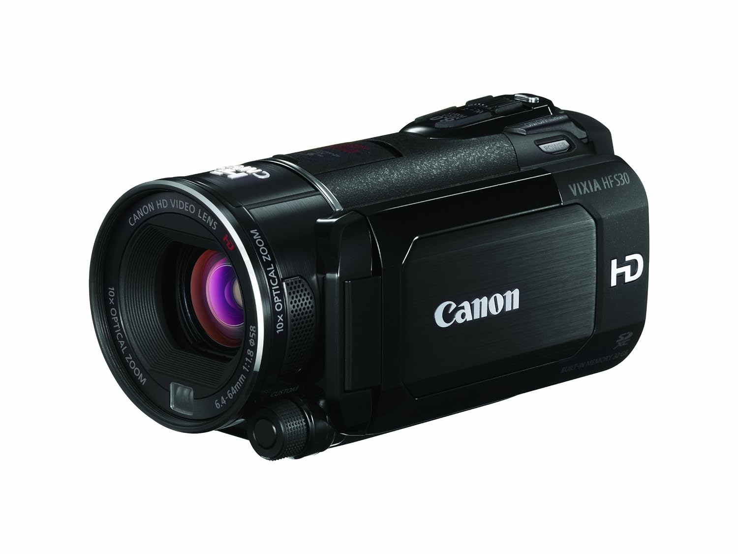 Amazon.com : Canon VIXIA HF S30 Flash Memory Camcorder with SuperRange  Optical Image Stabilizer