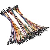 Chanzon 120pcs 10cm 20cm 30cm Long Header Jumper Wire Dupont Cable Line Connector Assorted Kit Set (Male Female M-M M-F F-F) 
