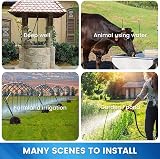 DCHOUSE 12V Stainless Steel Solar Well Pump 3.2GPM 120W Panel Garden Farm view 7