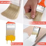 WAIZHIUA 4Pcs Fence Brush Set with Gloves 4 Sizes Decking Wood Paint view 4
