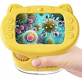 Handheld Digital Microscope for Kids,1000X Pocket Wonderquest Microscope | 2.4" IPS Screen,1000X Real Magnification,STEM Toys, Portable Edu Science Kits Birthday Gifts for Age 3-6 6-12 Girls Boys