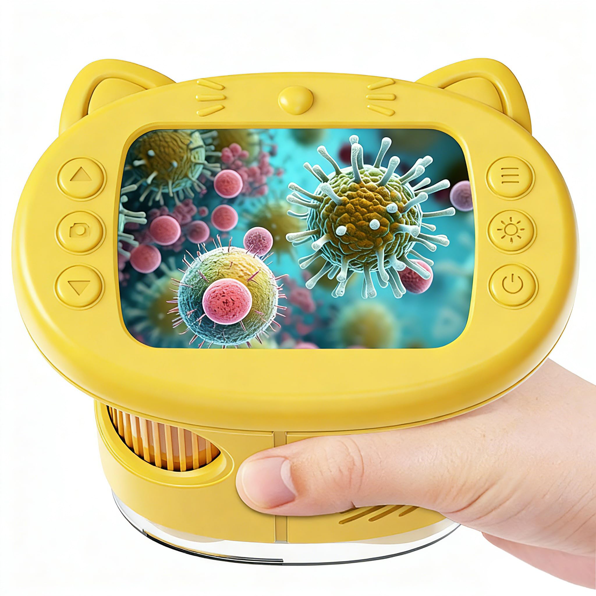 Photo 1 of 1000X Handheld Digital Microscope for Kids : Wonderquest Microscope with 2.0" IPS Screen, STEM Toys for Ages 3-6 8-13 Girls Boys Child, Portable Edu Gift Age 4-6 8-12 Children Students