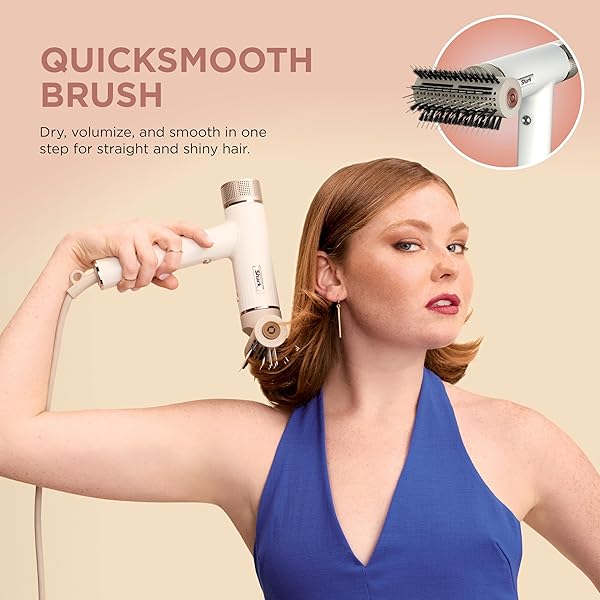 SHARK HAIR DRYER | SPEEDSTYLE | NO HEAT DAMAGE HAIR STYLING TOOL | 3 STYLING TOOLS INCLUDED | PORTABLE & POWERFUL BLOW DRYER | BEST FOR STRAIGHT & WAVY HAIR | SILK | HD331