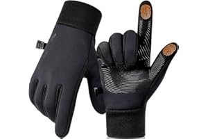 AOPREL Winter Gloves Men Women Windproof Touchscreen Gloves with Liner Thermal,Running Gloves for Cycling Driving Daily Work