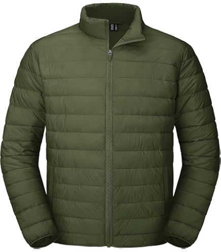 Amazon.com: QOAAIE Men's Thermal Thicken Stand Collar Jackets Long