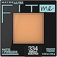 Maybelline Fit Me Matte + Poreless Pressed Face Powder Makeup & Setting Powder, Warm Sun, 1 Count
