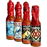 Wicked Tickle Hot Sauce Gift Set, 4 Pack – Ghost & Scorpion Sauces, 5 oz Bottles