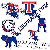 Desert Cactus Louisiana Tech University Sticker Bulldogs LA Vinyl Decals Laptop Water Bottle Car Scrapbook T2 (Type 2-2)