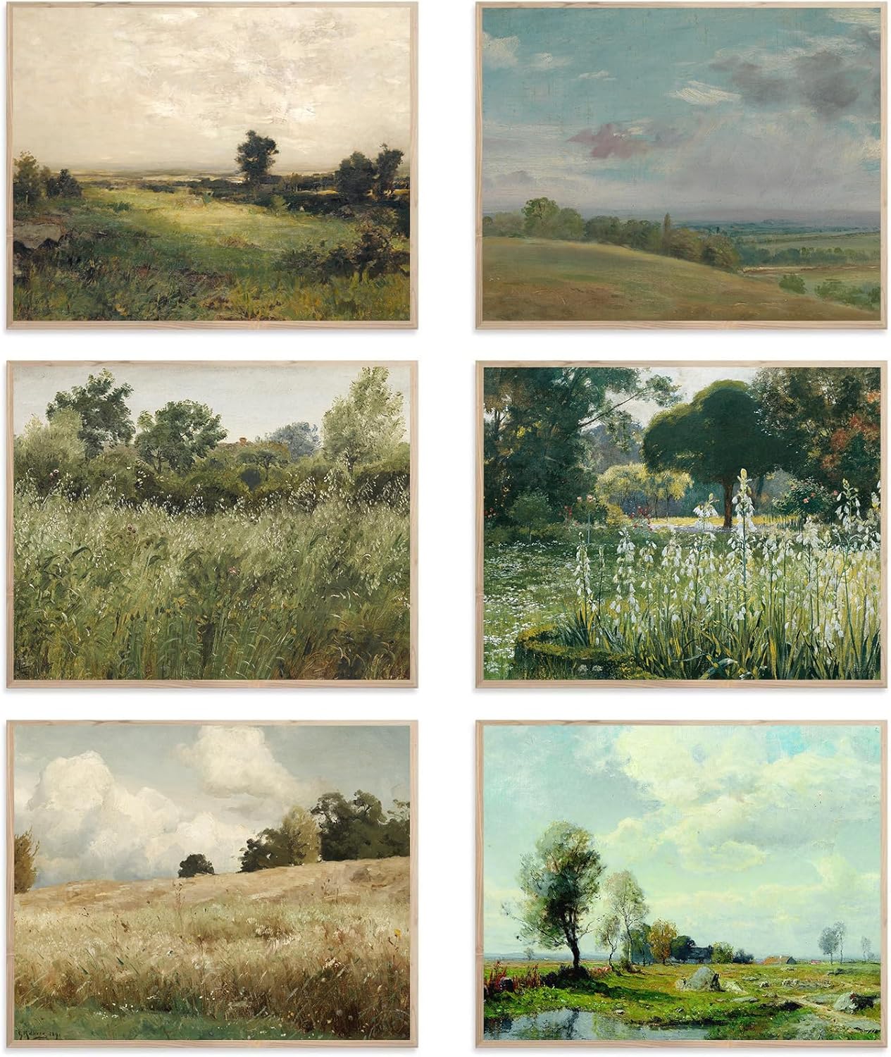 Paintings - Master Painter Wall Art Decor Classical Oil Painting Canvas Prints Wall Art Exhibition Posters Famous Artist Decor Vintage Posters for Room Aesthetic Gallery Wall Decor (I Style, 11