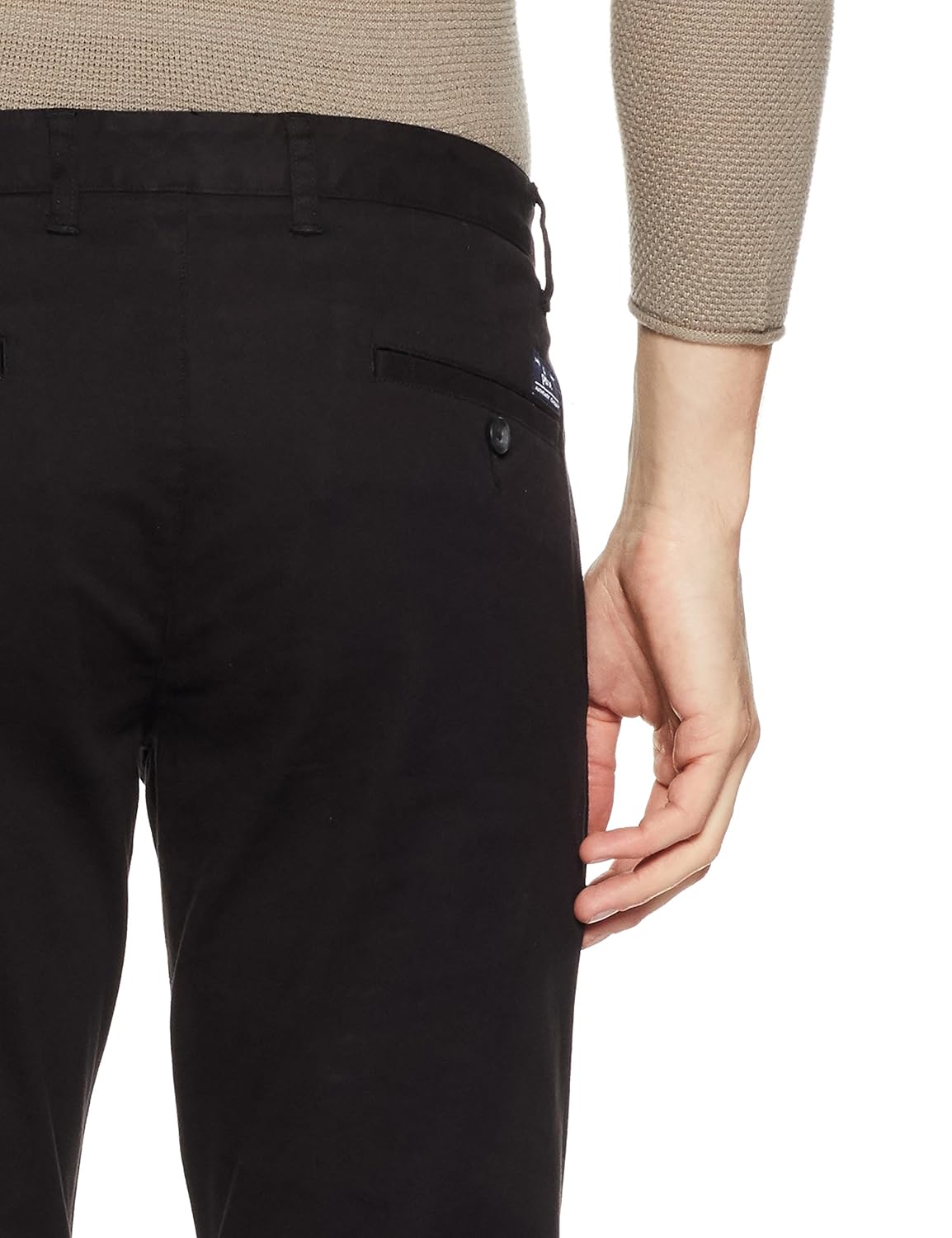 parx men's slim fit casual trousers