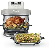 Ninja Crispi Pro 6-in-1 Glass Air Fryer | 6qt & 2.5qt Glass Containers with Storage Lids | Non-Toxic | Meal Prep, Microwave, 