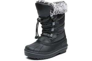 Felabo Kids Boys Girls Waterproof Winter Warm Anti-snow Snow Boots (Toddler/Little Kid/Big Kid)