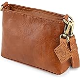 BERLINER BAGS Vintage Genuine Leather Shoulder Bag Marbella XS, Small Crossbody Purse for Women