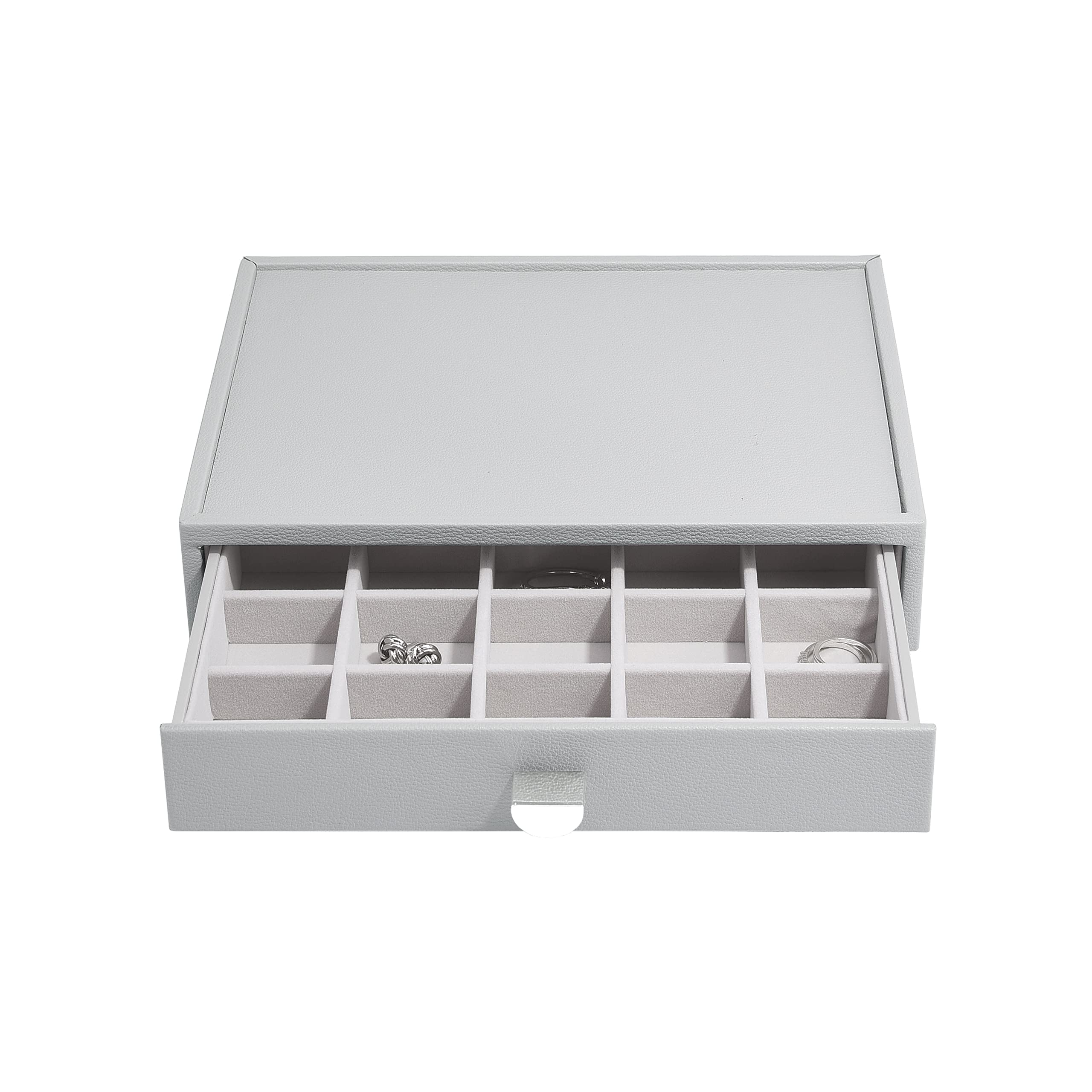 Stackers Pebble Grey Classic Trinket Drawer Layer