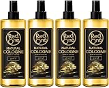 Redone Gold Natural Barber Aftershave Cologne Spray 4x 400ml Long Lasting 4 Pack view 1