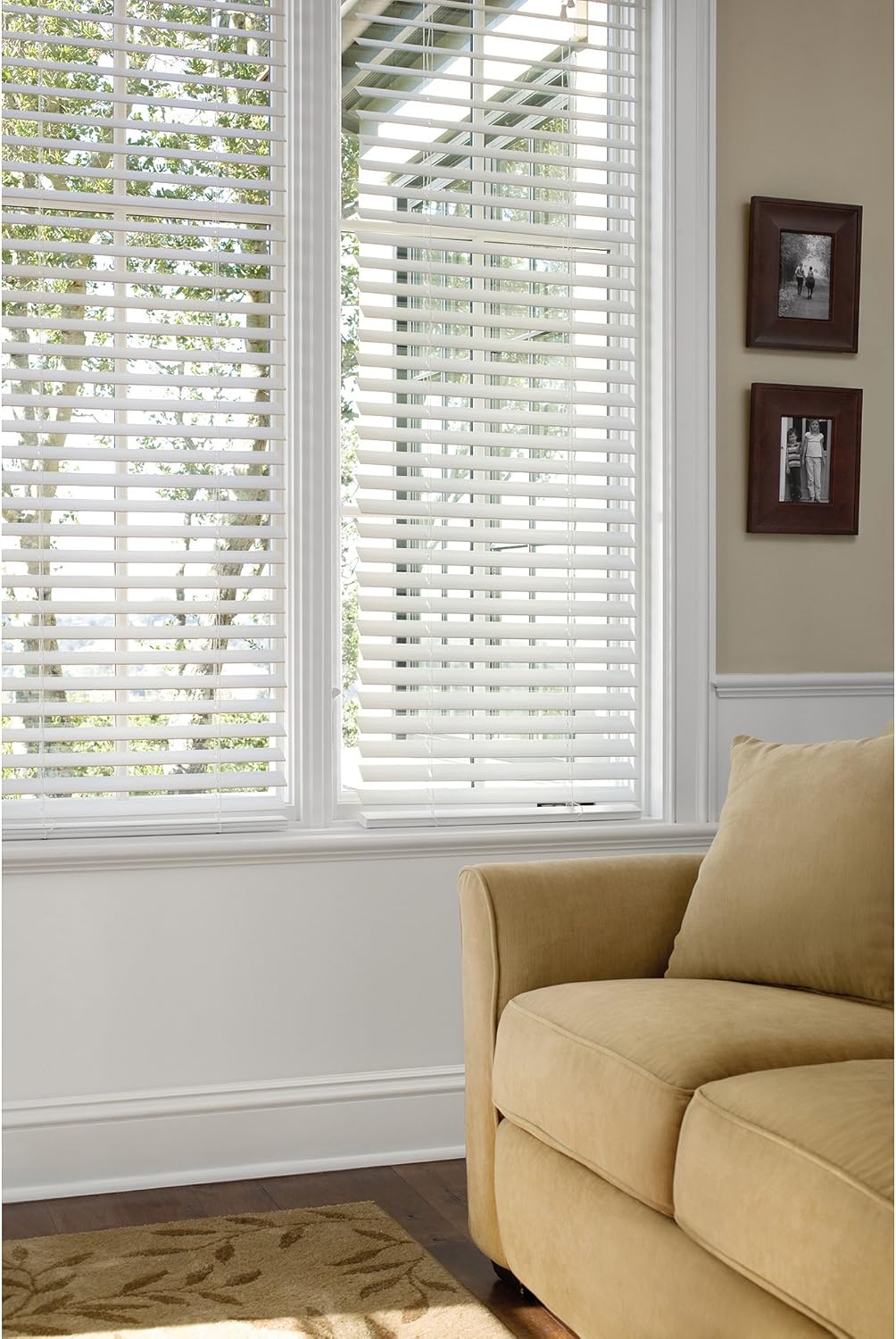 Amazon.com: Better Homes and Gardens 2 Faux Wood Blinds, White: Home
