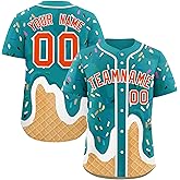 PAIOFNHU Custom Baseball Jersey Graffiti Pattern Hip Pop Jersey Design Personalized Name and Number for Men Women Boys